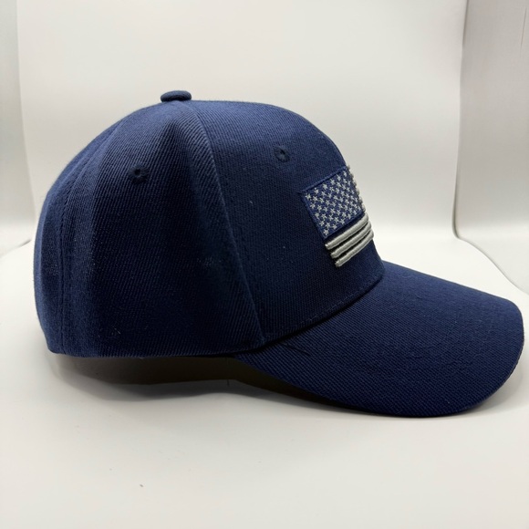 Vintage US Flag Embroidered Baseball Cap Adjustable Lightweight Dad Hat - Picture 2 of 5